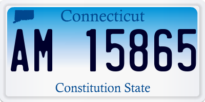 CT license plate AM15865