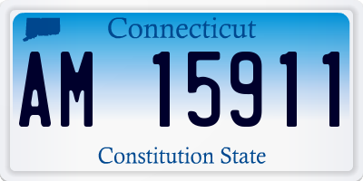 CT license plate AM15911