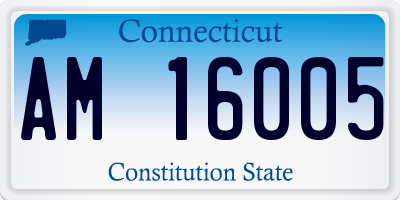 CT license plate AM16005