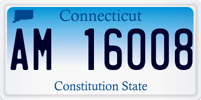 CT license plate AM16008