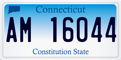 CT license plate AM16044
