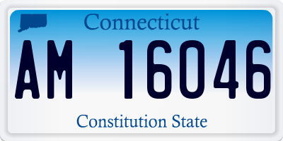 CT license plate AM16046