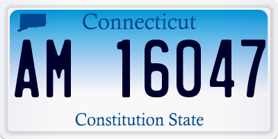 CT license plate AM16047