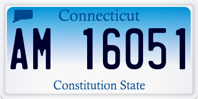 CT license plate AM16051