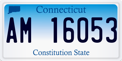 CT license plate AM16053