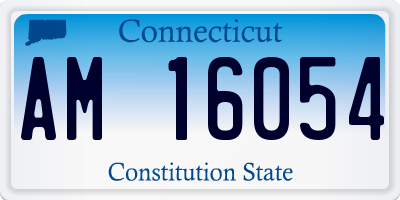 CT license plate AM16054