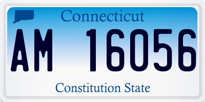 CT license plate AM16056