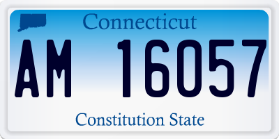 CT license plate AM16057