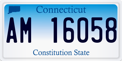 CT license plate AM16058