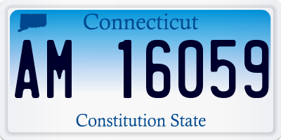 CT license plate AM16059