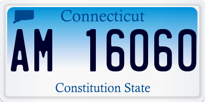 CT license plate AM16060