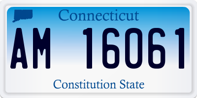 CT license plate AM16061