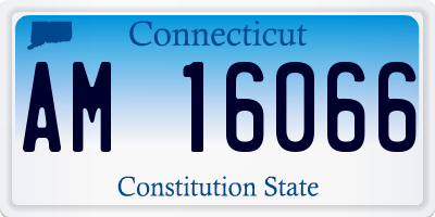 CT license plate AM16066