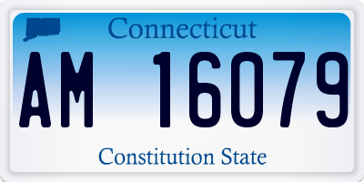 CT license plate AM16079