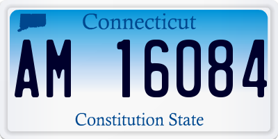 CT license plate AM16084