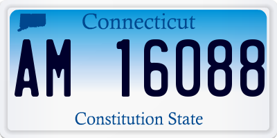 CT license plate AM16088