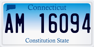 CT license plate AM16094