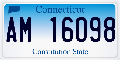 CT license plate AM16098