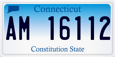 CT license plate AM16112