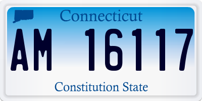 CT license plate AM16117
