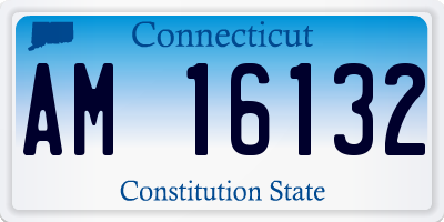 CT license plate AM16132