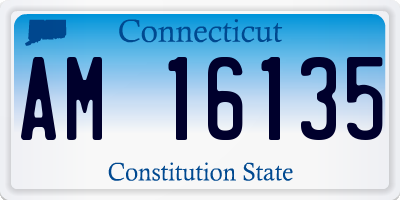 CT license plate AM16135
