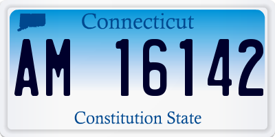 CT license plate AM16142