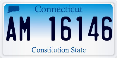 CT license plate AM16146
