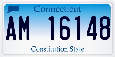 CT license plate AM16148