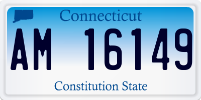 CT license plate AM16149