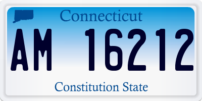 CT license plate AM16212