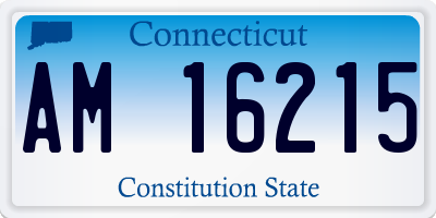 CT license plate AM16215