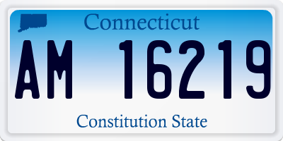 CT license plate AM16219
