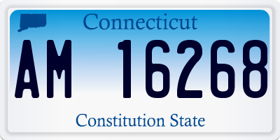 CT license plate AM16268