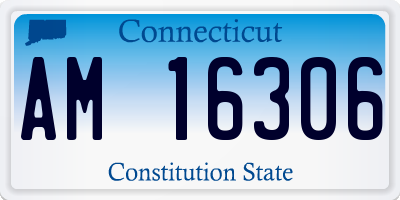 CT license plate AM16306