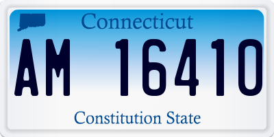CT license plate AM16410