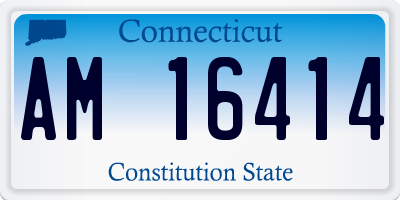 CT license plate AM16414
