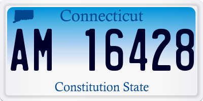 CT license plate AM16428