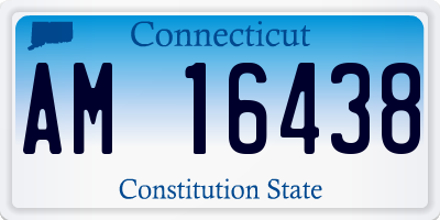 CT license plate AM16438