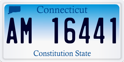 CT license plate AM16441