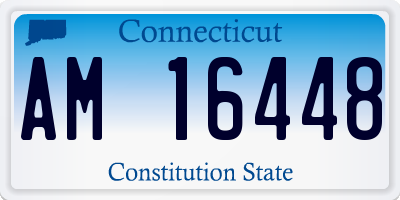 CT license plate AM16448