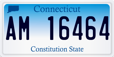 CT license plate AM16464