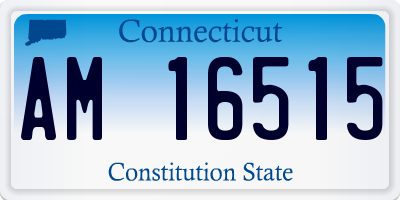 CT license plate AM16515
