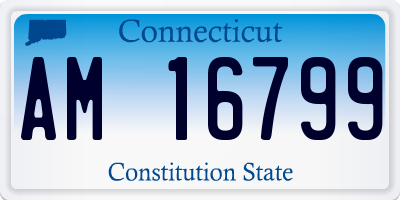 CT license plate AM16799