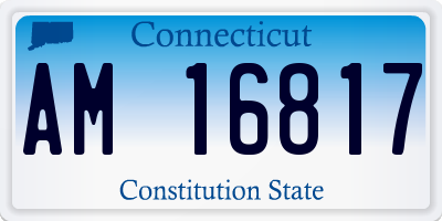 CT license plate AM16817