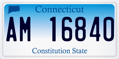 CT license plate AM16840