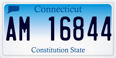 CT license plate AM16844