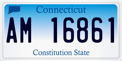 CT license plate AM16861