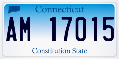 CT license plate AM17015