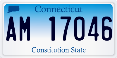 CT license plate AM17046
